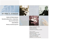 Tablet Screenshot of drbarryschneider.com